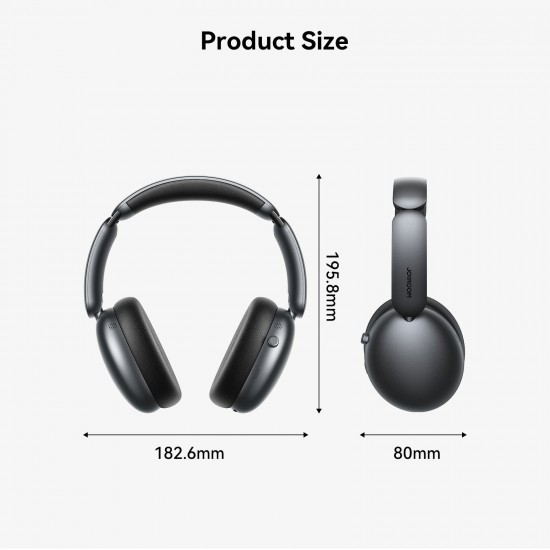 Headset Wireless Bluetooth Joyroom ANC JR-JH1 Black
